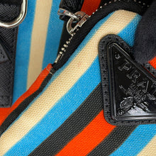 Load image into Gallery viewer, PRADA Stripe shoulder bag Multicolor2VH147 Canvas
