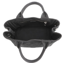 将图像加载到图库查看器中，PRADA Canapa 2way Bag Black1BG439 Canvas
