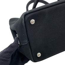 将图像加载到图库查看器中，PRADA Canapa 2way Bag Black1BG439 Canvas
