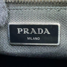 将图像加载到图库查看器中，PRADA Canapa 2way Bag Black1BG439 Canvas
