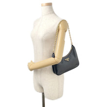 Load image into Gallery viewer, PRADA Re-Edition 2005 ChainShoulder Bag Black1BC204 Leather
