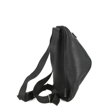 Load image into Gallery viewer, PRADA Vitello Dino Triangle Backpack Black2VZ099 Leather
