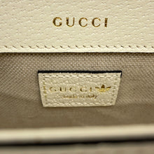 将图像加载到图库查看器中，GUCCI Adidas collaboration Horsebit Shoulder Bag White/Black659574 Leather
