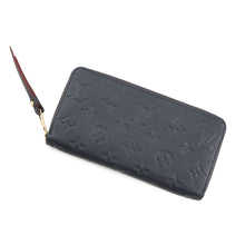 将图像加载到图库查看器中，LOUIS VUITTON Zippy Wallet Marine RougeM62121 Monogram Empreinte Leather
