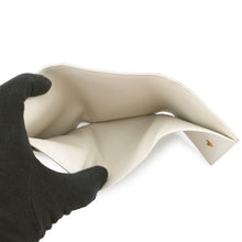 Load image into Gallery viewer, SAINT LAURENT PARIS Cassandra Matelasse Carre Compact Wallet White800763 Lambskin
