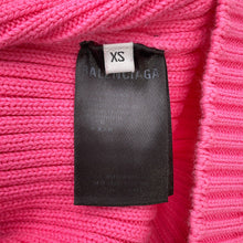 Load image into Gallery viewer, BALENCIAGA Logo Oversized Knit Size XS Pink583089 Cotton100%
