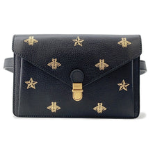 Load image into Gallery viewer, GUCCI Beastar Waist Bag Black500964 Leather
