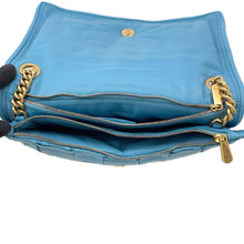 将图像加载到图库查看器中，Ferragamo VIVA BOW Vara Ribbon Chainshoulder Bag Light Blue21I446 Leather
