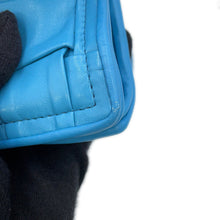 将图像加载到图库查看器中，Ferragamo VIVA BOW Vara Ribbon Chainshoulder Bag Light Blue21I446 Leather
