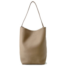 Load image into Gallery viewer, The Row N/S Park Tote Dark topeW1273 Leather Size Large
