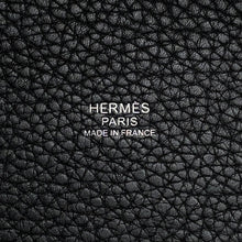 将图像加载到图库查看器中，HERMES Picotin Lock Black Taurillon Clemence Size PM

