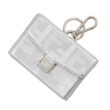 Load image into Gallery viewer, FENDI Nano Bucket Bag Charm Silver/Black7AS206 Leather

