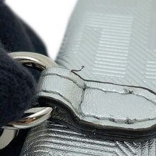 Load image into Gallery viewer, FENDI Nano Bucket Bag Charm Silver/Black7AS206 Leather
