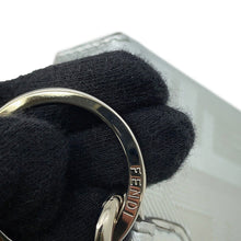 Load image into Gallery viewer, FENDI Nano Bucket Bag Charm Silver/Black7AS206 Leather
