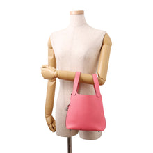 将图像加载到图库查看器中，HERMES Picotin Lock Rose Azalee Taurillon Clemence Size PM
