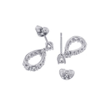 Load image into Gallery viewer, HARRY WINSTON Loop/Earring Size MediumEADPRDMDLP Pt950
