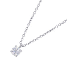 将图像加载到图库查看器中，TIFFANY&amp;Co. Solitaire Diamond Pendant Pt950
