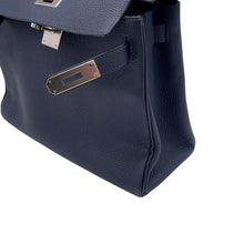 Load image into Gallery viewer, HERMES Kelly Retourne Blue Nuit Togo Leather Size 28
