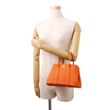 将图像加载到图库查看器中，HERMES Neo Garden Orange minyan Negonda Leather Size 23
