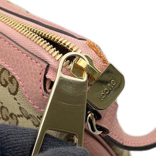 将图像加载到图库查看器中，GUCCI Micro GG One Shoulder Bag Beige/Pink449244 GG Canvas Leather
