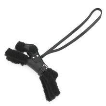 Load image into Gallery viewer, HERMES buddy punk Black Lambskin Mouton
