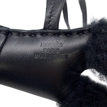 Load image into Gallery viewer, HERMES buddy punk Black Lambskin Mouton

