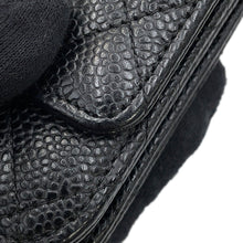 Load image into Gallery viewer, CHANEL Matelasse Chain wallet BlackAP0250 Caviar Leather
