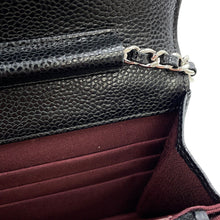 Load image into Gallery viewer, CHANEL Matelasse Chain wallet BlackAP0250 Caviar Leather

