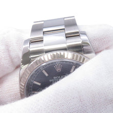 Load image into Gallery viewer, ROLEX Datejust W36mm Stainless Steel K18WG Blue Dial116234
