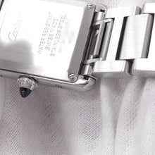 将图像加载到图库查看器中，CARTIER tank mast SM H29.5mm×W22mm Stainless Steel Silver DialWSTA0051
