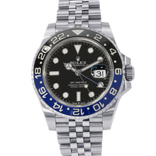 将图像加载到图库查看器中，ROLEX GMT MasterII W40mm Stainless Steel Black Dial126710BLNR
