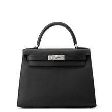 Load image into Gallery viewer, HERMES Kelly Sellier Black Epsom Size 28
