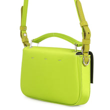 Load image into Gallery viewer, FENDI Baguette Phone Pouch Light Green/Brown7AS142 Satin
