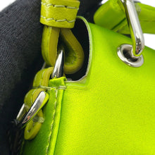 Load image into Gallery viewer, FENDI Baguette Phone Pouch Light Green/Brown7AS142 Satin
