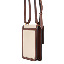 将图像加载到图库查看器中，BURBERRY Robin Shoulder Pouch Beige/Brown8031649 Canvas Leather
