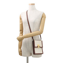 将图像加载到图库查看器中，BURBERRY Robin Shoulder Pouch Beige/Brown8031649 Canvas Leather
