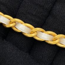 Load image into Gallery viewer, CHANEL Fur Arm Warmer Chain Shoulder Bag White/BlackA17714 Lapin 100%
