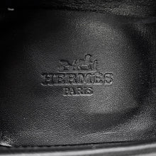 将图像加载到图库查看器中，HERMES Mocassins Royale Black Leather Size 35.5
