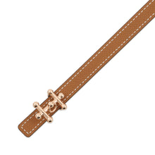 Load image into Gallery viewer, HERMES Gallopin Buckle Sur Mer Belt Black/Gold/Multicolor Swift Leather Epsom Size 90
