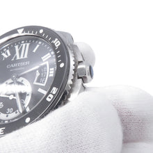 Load image into Gallery viewer, CARTIER Caliber de Cartier Diver W42mm Stainless Steel Black DialW7100057
