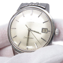 将图像加载到图库查看器中，OMEGA Seamaster date W34mm Stainless Steel Silver Dial166.037
