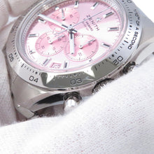 将图像加载到图库查看器中，ZENITH Chronomaster Sports Limited Edition of 500 pieces W41mm Stainless Steel Pink Dial03.3109.3600/18.M3100
