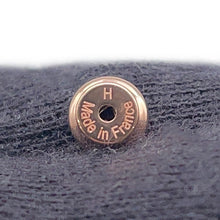 Load image into Gallery viewer, HERMES Pop Ash Rocabar Earrings Beauty Size Mini Pink Lacquer Gold Plated
