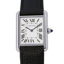 Load image into Gallery viewer, CARTIER Tank Must de Cartier Watch LM H33.7mm×W25.5mm Stainless Steel Leather White DialWSTA0041
