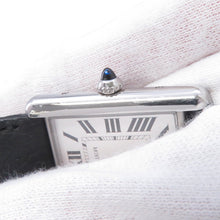 Load image into Gallery viewer, CARTIER Tank Must de Cartier Watch LM H33.7mm×W25.5mm Stainless Steel Leather White DialWSTA0041
