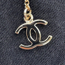 Load image into Gallery viewer, CHANEL CC Logo Bambi Motif Long Necklace Gold Plated Rhinestone Faux Pearl
