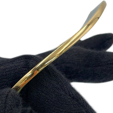 Load image into Gallery viewer, Bottega Veneta Curved Cuff Bracelet Size L Green/Lime741013 Ag925 Enamel
