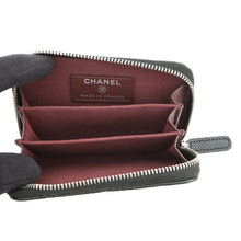 将图像加载到图库查看器中，CHANEL Coin purse Matelasse CC Logo BlackAP0216 Caviar Leather
