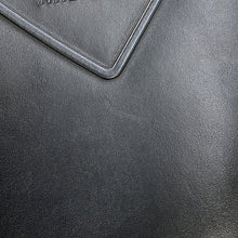 将图像加载到图库查看器中，PRADA Triangle Logo Tote Bag Black1BA332 Leather
