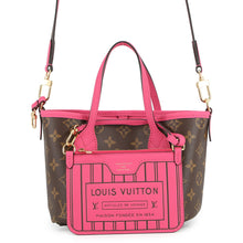 Load image into Gallery viewer, LOUIS VUITTON Neverfull・Inside Out Rose Buffalo Pondichery LeatherM12106 Monogram Grain Leather Size BB
